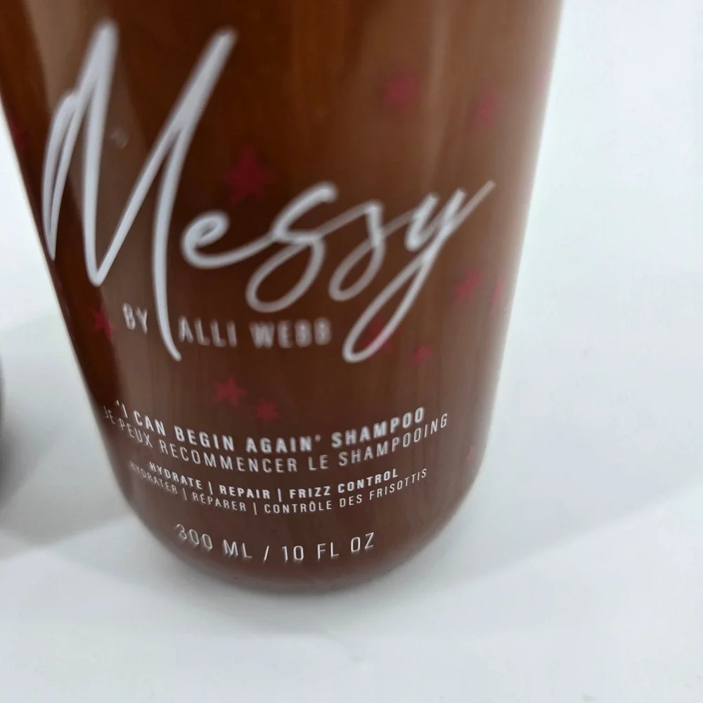 Messy by Alli Webb Shampoo and Conditioner Set Hydrate Repair 10oz NEW